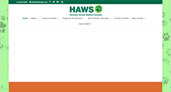 Desktop Screenshot of hawspets.org